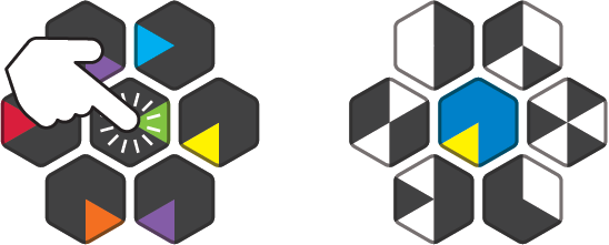 Single-click middle blink to create a Diamond